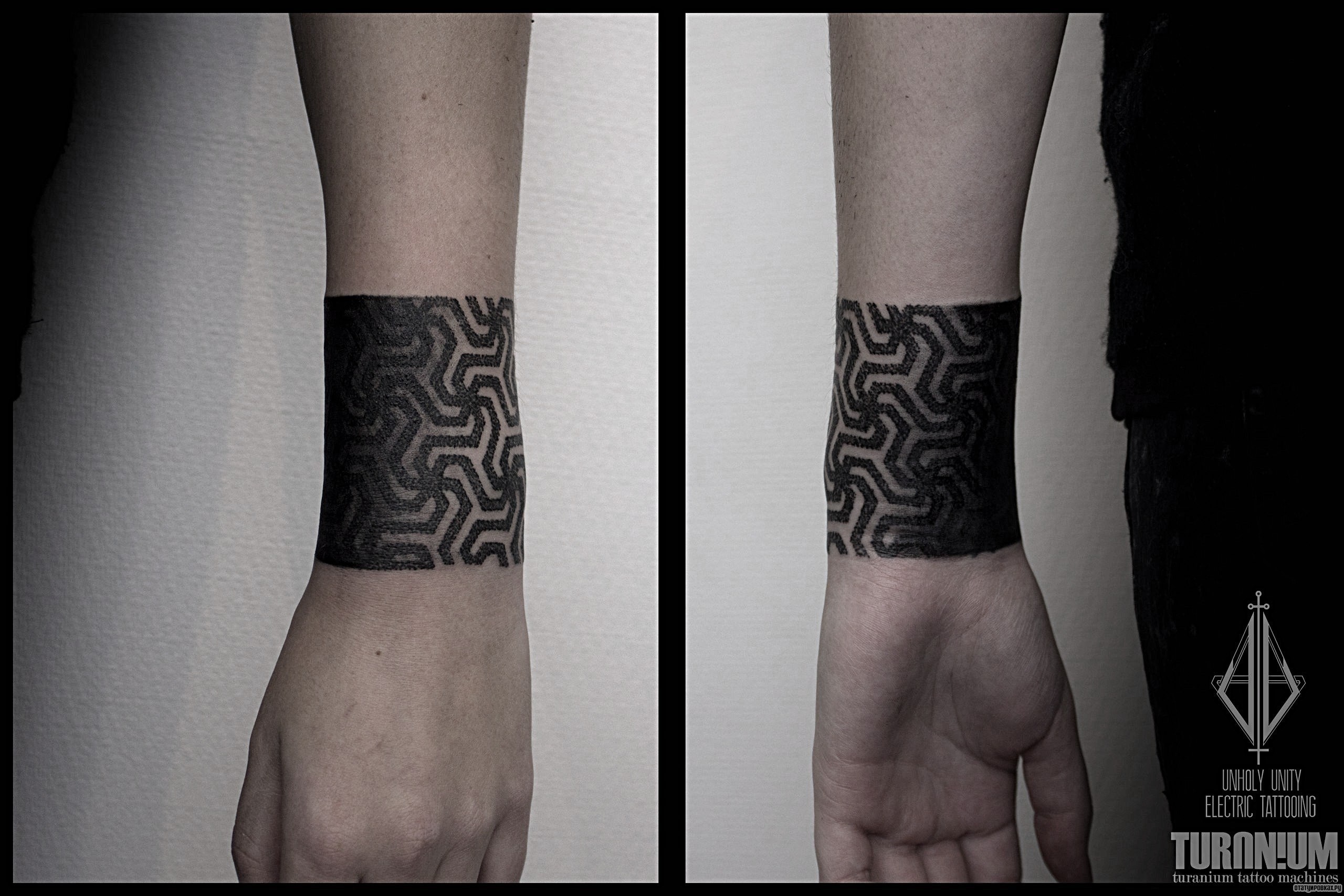 Фотография татуировки под названием «Геометрический узор»