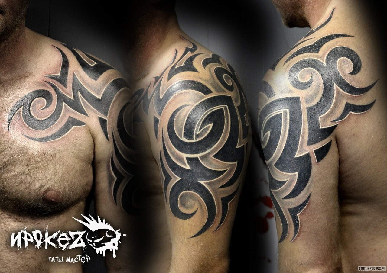 Фотография татуировки под названием «Узор тату этнических народов»