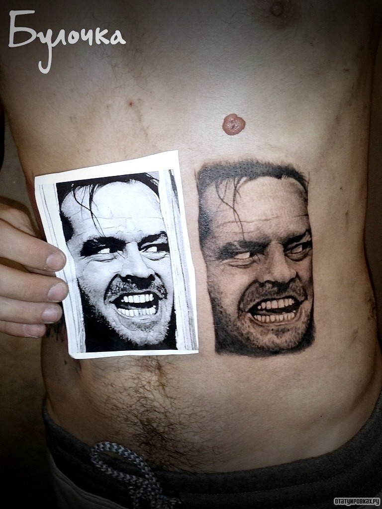 Фотография татуировки под названием «Портрет по эскизу»