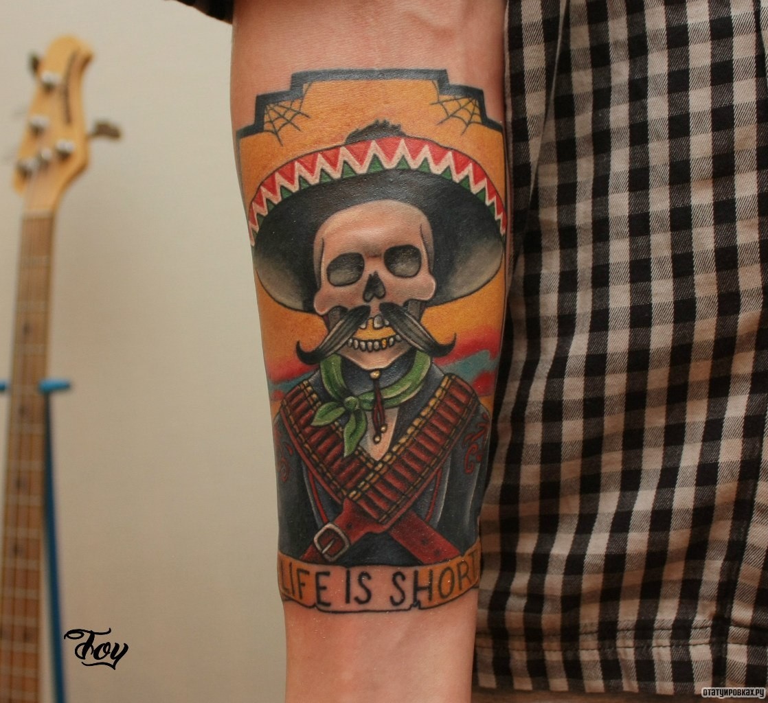 Фотография татуировки под названием «Испанская тату»